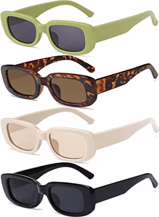 Tskestvy Retro Sunglasses (Set of 4)