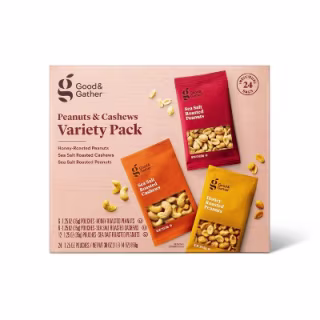 Peanuts and Cashews Variety Pack