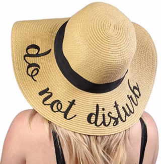 Funky Junque Embroidered Sun Hat