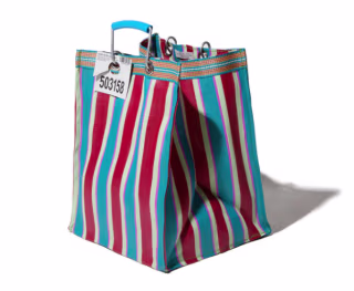 Rectangle Recycled Stripe Bag