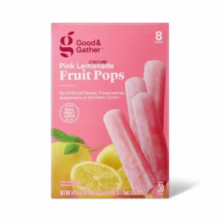 Frozen Pink Lemonade Fruit Pop