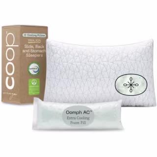 Coop Home Goods Eden Pillow King Size Bed Pillow for Sleeping - Medium Soft Memory Foam, Cooling Gel - Back, Stomach and Side Sleeper Pillow - CertiPUR-US/GREENGUARD Gold