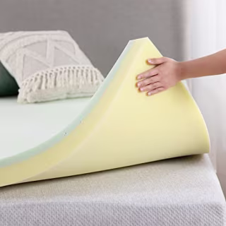 ZINUS 1.5/3/4-inch Green Tea Memory Foam Mattress Topper, Pressure-Relieving Layers, CertiPUR-US Certified, (4 in, Twin)