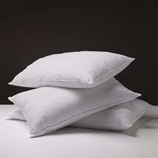 Sobel Westex: Sahara Nights Back and Stomach Sleeper Pillow | Hotel & Resort Quality, 233 Thread Count 100% Cotton Casing, Gel Fiber Fill | Hypoallergenic, Downlike Feel, (Queen Size)