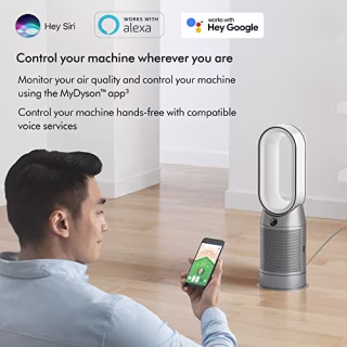 Dyson Purifier Hot+Cool(TM) HP07 Air Purifier, Heater, and Fan - White/Silver