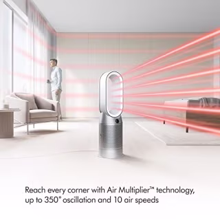 Dyson Purifier Hot+Cool(TM) HP07 Air Purifier, Heater, and Fan - White/Silver
