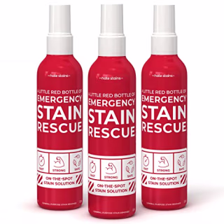 EMERGENCY STAIN Remover Spray - 4oz 3 Pack Laundry Stain Remover for Clothes, Upholstery Fabric, Carpet - Works on Most Blood, Grass, Coffee, Mud, Grease & Oil Stain Remover