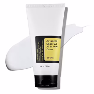 COSRX Snail Mucin 92% Repair Cream 7.05 oz, Daily Face Gel Moisturizer for Dry Skin, Acne-prone, Sensitive Skin, Not Tested on Animals, No Parabens, No Sulfates, No Phthalates, Korean Skincare (Big, 7.05 OZ)