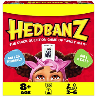 Hedbanz Picture Guessing Board Game New Edition, for Families and Kids Ages 8 and up