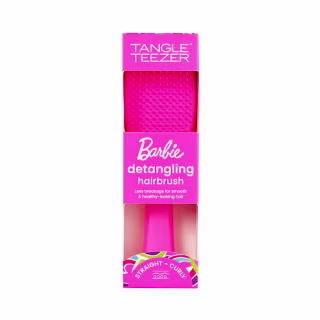 Tangle Teezer x Barbie The Ultimate Detangling Brush, Dry and Wet Hair Brush Detangler for All Hair Types, Totally Pink