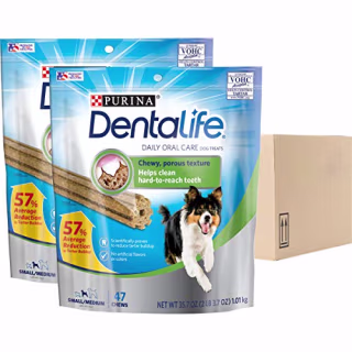 Purina DentaLife Small/Medium Dog Dental Chews 2-Pack