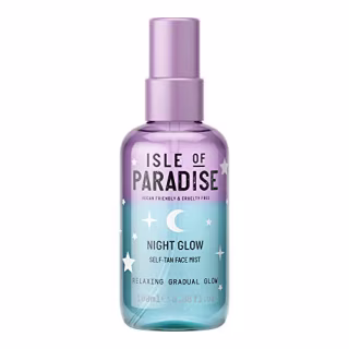 Isle of Paradise Night Glow Self-Tan Face Mist, Vegan, Cruelty free Self-Tan Face Mist, 100ml