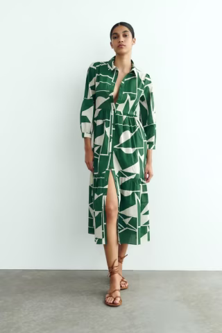 LONG PRINT DRESS