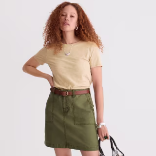 Vintage cotton crewneck T-shirt