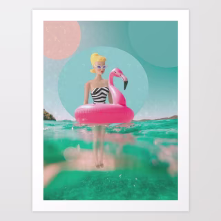 Summer Doll Art Print