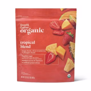 Organic Frozen Tropical Fruit Blend