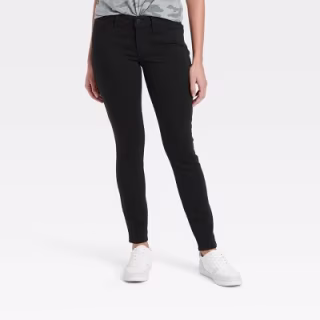 Women's Mid-Rise Curvy Fit Skinny Jeans