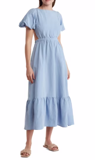 Jelena Side Cutout Maxi Dress