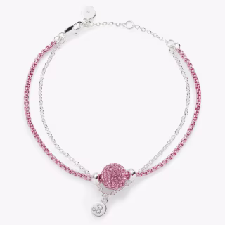 Barbie(TM) The Movie Disco Double Layer Adjustable Bracelet