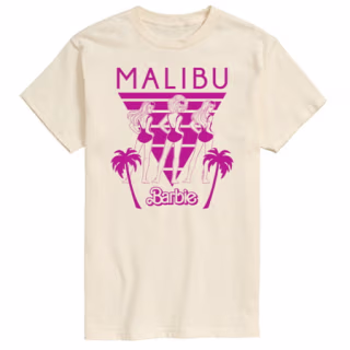 Barbie - Malibu - Retro Palm Trees & Bathing Suits - Men's Short Sleeve Graphic T-Shirt