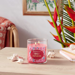 15.1oz Lidded Glass Jar 2-Wick Candle Bali Sunrise - Opalhouse(TM)