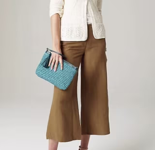 Exaggerated Wide-Leg Crops