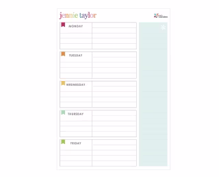 Erin Condren Personalized Planning Notepad