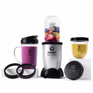 Magic Bullet(R) 11 Piece Personal Blender MBR-1101 - Silver / Black