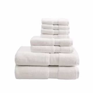 Signature Cotton 8-piece Antimicrobial Towel Set