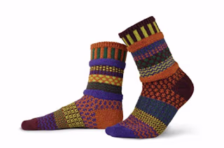 Solmate Socks - Mismatched Crew Socks for Women or Men