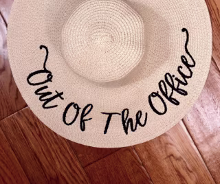 Out of Office Floppy Sun Hat