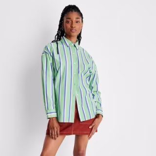 Women's Long Sleeve Striped Button-Down Shirt - Future Collective(TM) with Reese Blutstein