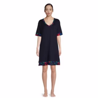 The Pioneer Woman Elbow Sleeve Sleep Chemise, Women's, Sizes S-3X