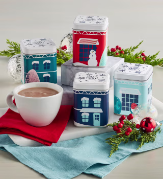 Harry and David Holiday Hot Chocolate Tin Collection