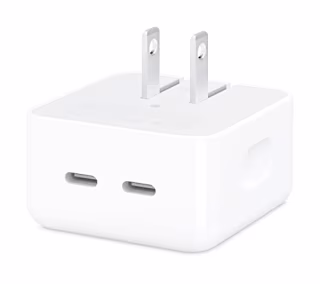 Apple 35W Dual USB-C Port Compact Power Adapter