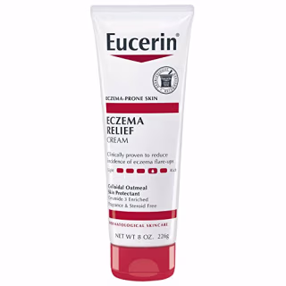Eucerin Eczema Relief Cream Full Body Lotion for EczemaProne Skin Oz Tube, ? Exclusive, Fragrance Free, 8 Ounce