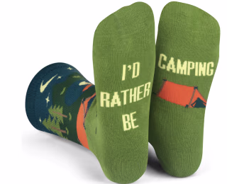 I'd Rather Be Camping Socks