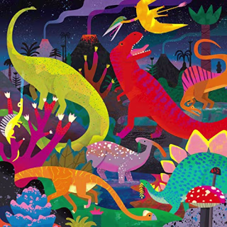 Glow-in-the-Dark Dinosaur Fossil Puzzle
