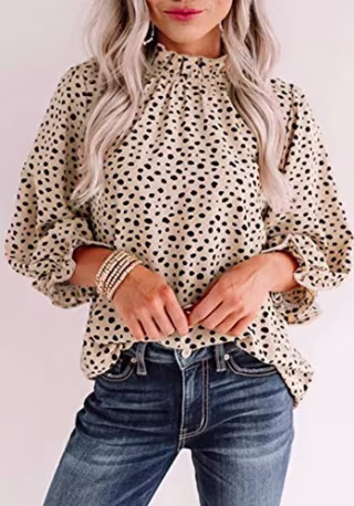 Angashion Babydoll Blouse