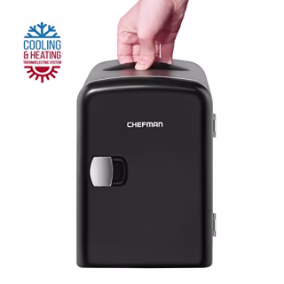 Chefman Mini Portable Compact Personal Fridge