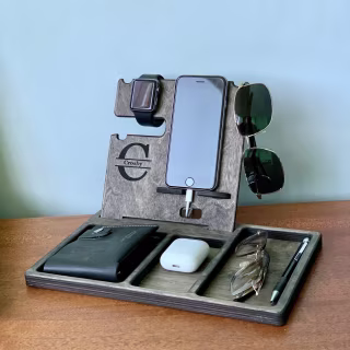 Docking Station, Fathers day gift for Dad, Gift for Men Home, Gift for Men Love, Gift for Man Manager, Gift for Men that has Everything