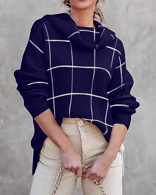 Kirundo Winter Turtleneck Knit Sweater