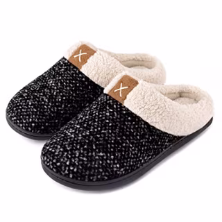 Ultraideas Women's Fuzzy Wool-Like House Shoes