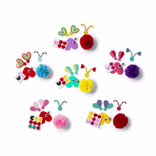 6pc Valentine's Day Create-Your-Own Love Bugs Kit - Mondo Llama