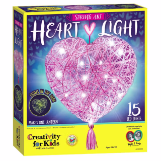 Creativity for Kids String Art Heart Light Craft Kit