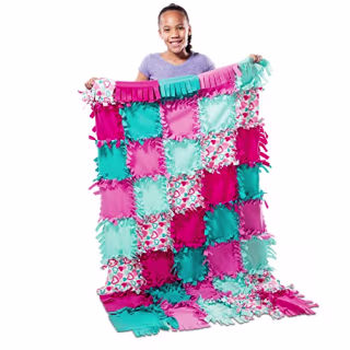 Melissa & Doug Fleece Quilt No-Sew Craft Kit, Multi
