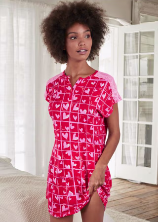 Lace Detail Nightgown