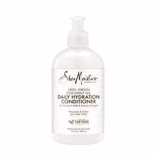 Sheamoisture Daily Hydrating Conditioner For All Hair Types 100% Virgin Coconut Oil Sulfate-Free 13 oz (Packaging May Vary)