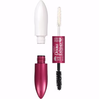 L'Oreal Paris Makeup Double Extend Beauty Tubes Lengthening 2 Step Mascara, Black, 1 Tube