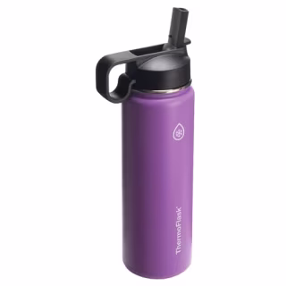 ThermoFlask Bottle with Chug Lid and Straw Lid